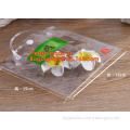 Clear PVC TPU Cosmetic Bag Rainbow Color Transparent Plactic Material Zipper Cosmetic Storage Pouch